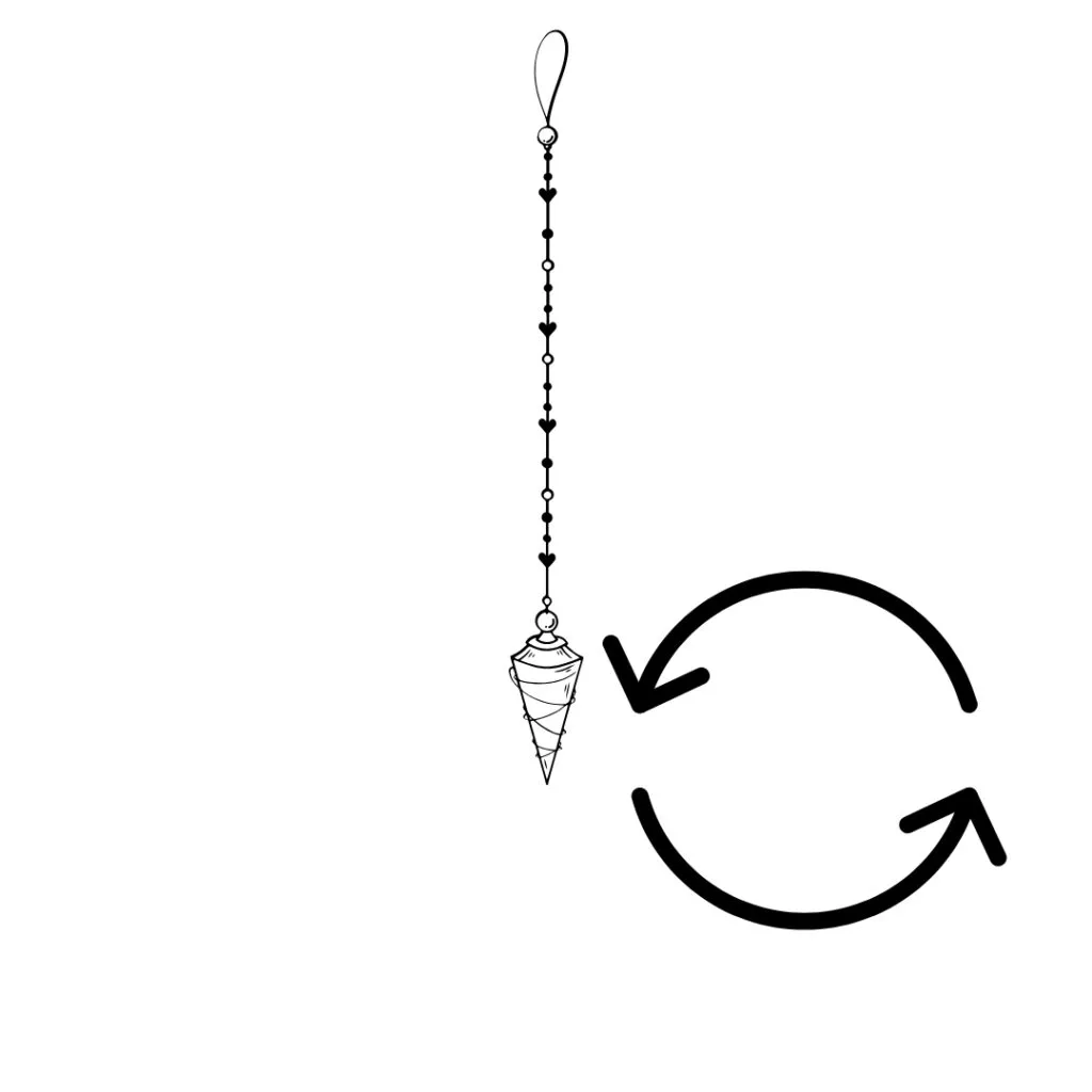 Illustration pendule qui tourne dasn le sens inverse des aiguilles d'une montre