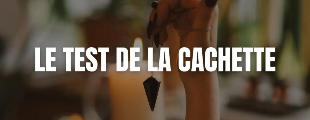 banniere test de la cachette