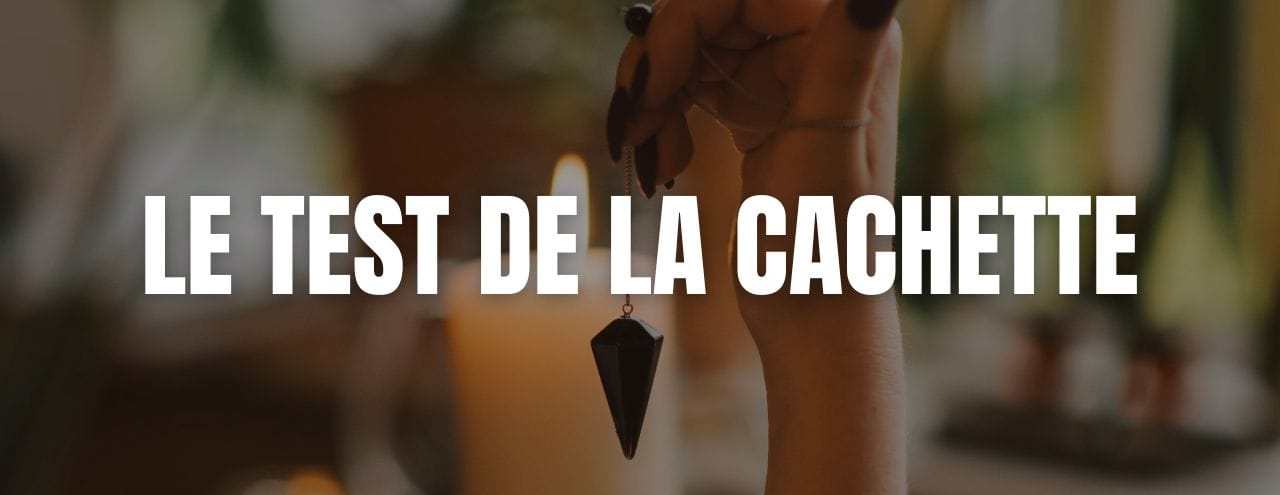 banniere test de la cachette